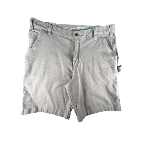 Carhartt Men's Rugged Flex Relaxed Fit Twill Dungaree Utility Work Short 40X11 - Picture 1 of 8